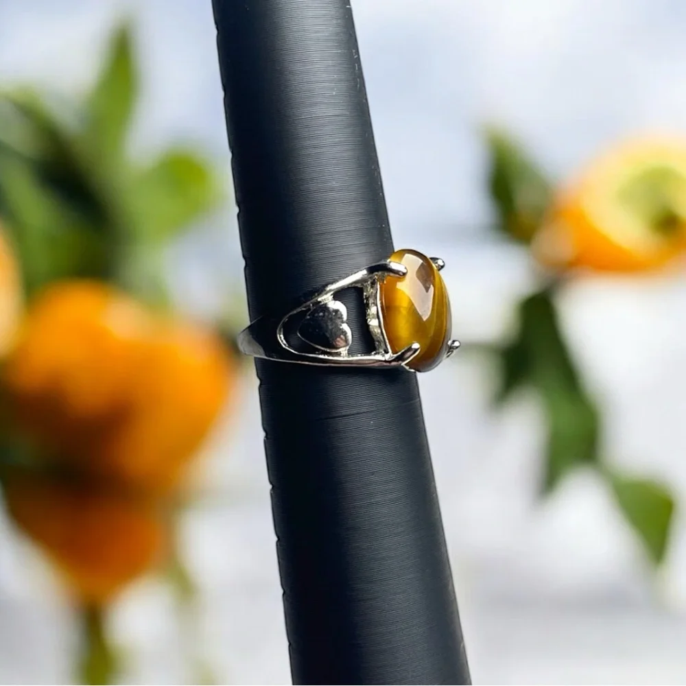 Tigers Eye Stone Ring